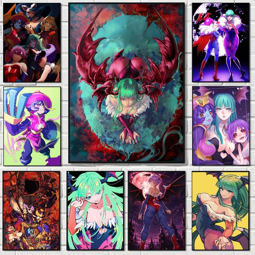 Home Bar And Theater - GAME Darkstalkers Anime Poster Wall Art