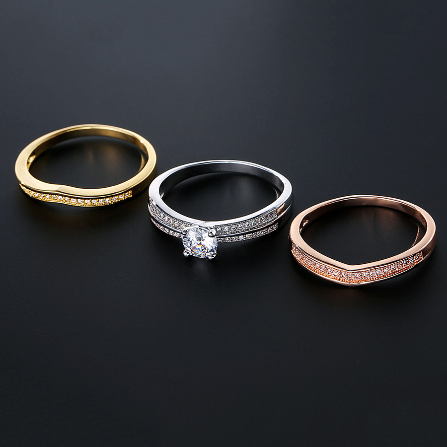 18K Multi Gold Ring 3pc Set fo - Bar Cart Gold 评论和价格
