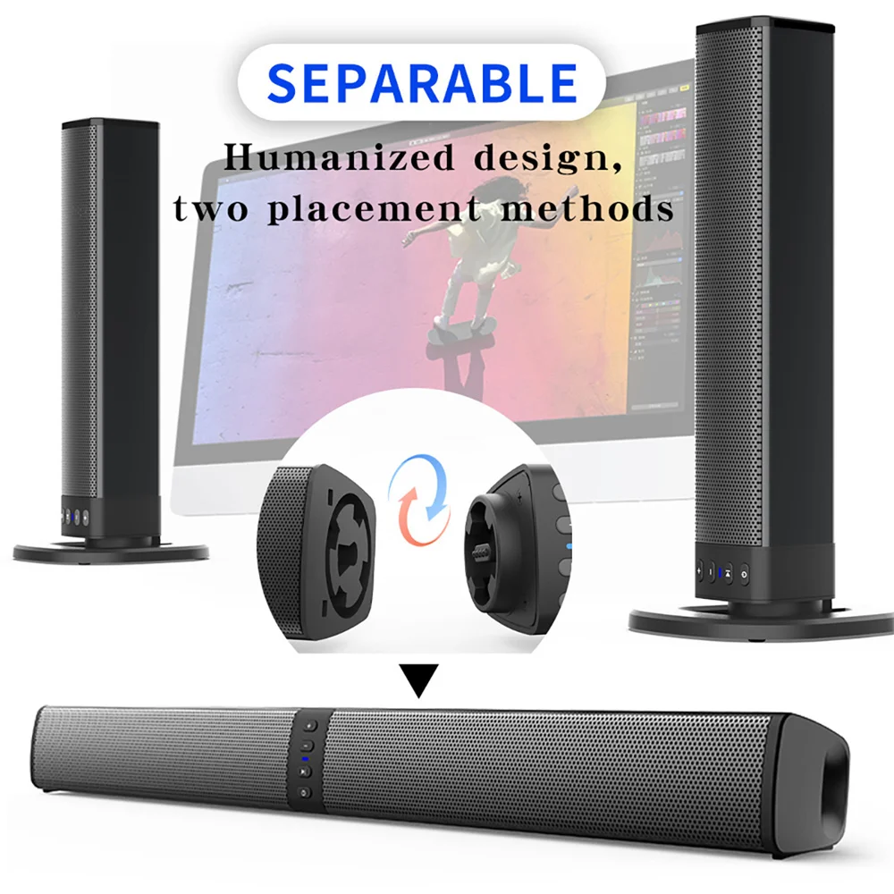 Wireless Bluetooth TV Sound Ba - Home Bar And Theater 评论和价格