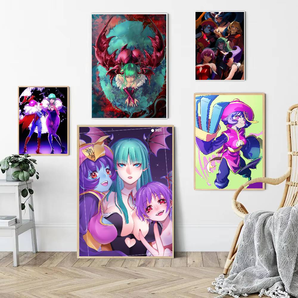 GAME Darkstalkers Anime Poster - Home Bar And Theater 评论和价格