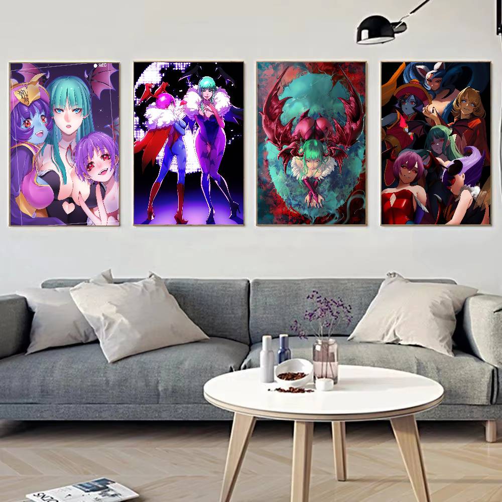 GAME Darkstalkers Anime Poster - Home Bar And Theater 评论和价格