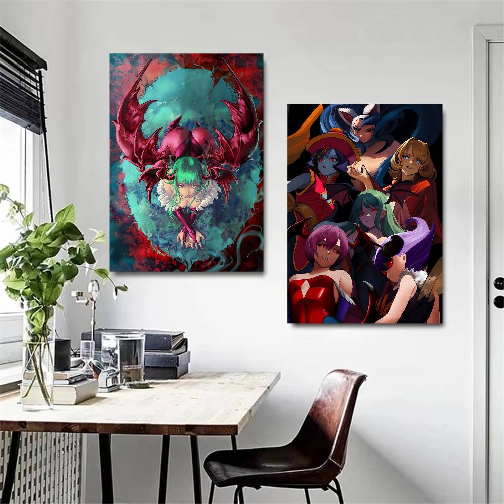 GAME Darkstalkers Anime Poster - Home Bar And Theater 评论和价格