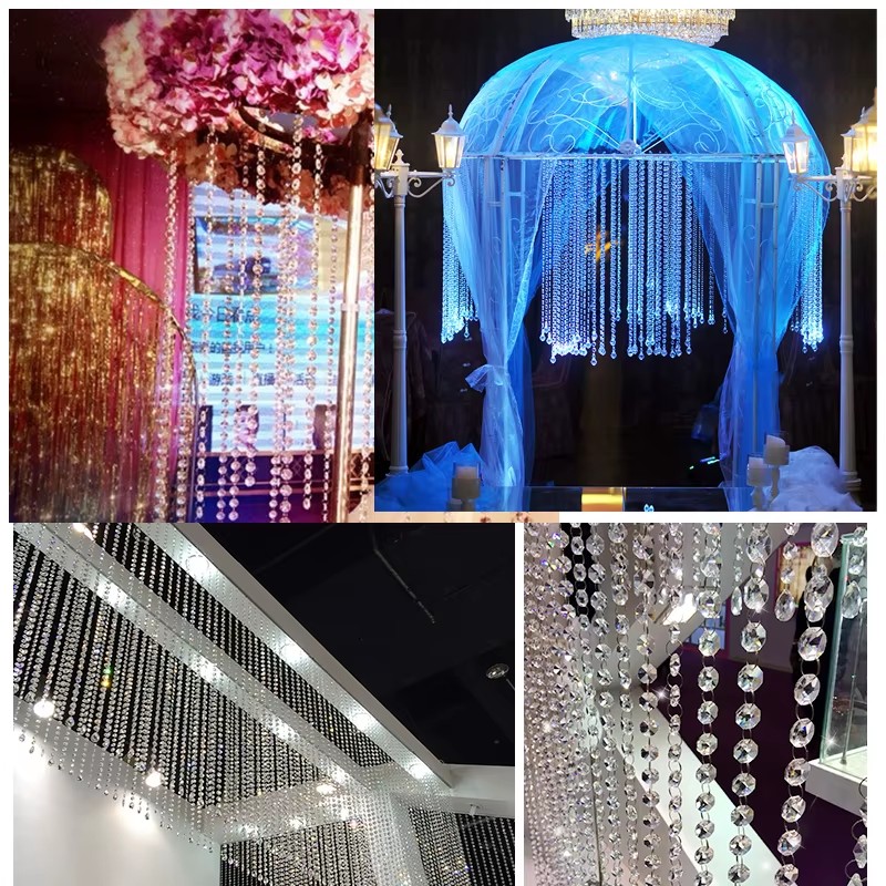 5m Transparent Acrylic Crystal - Home Bargains 评论和价格