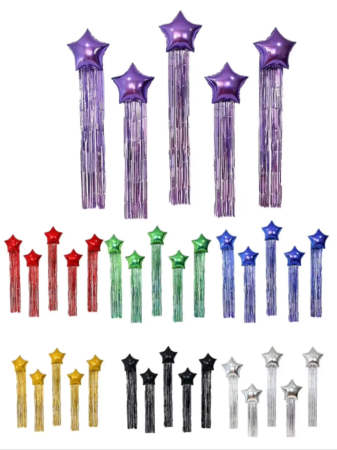 6Pcs18inch Five Pointed Star B - Home Bargains 评论和价格