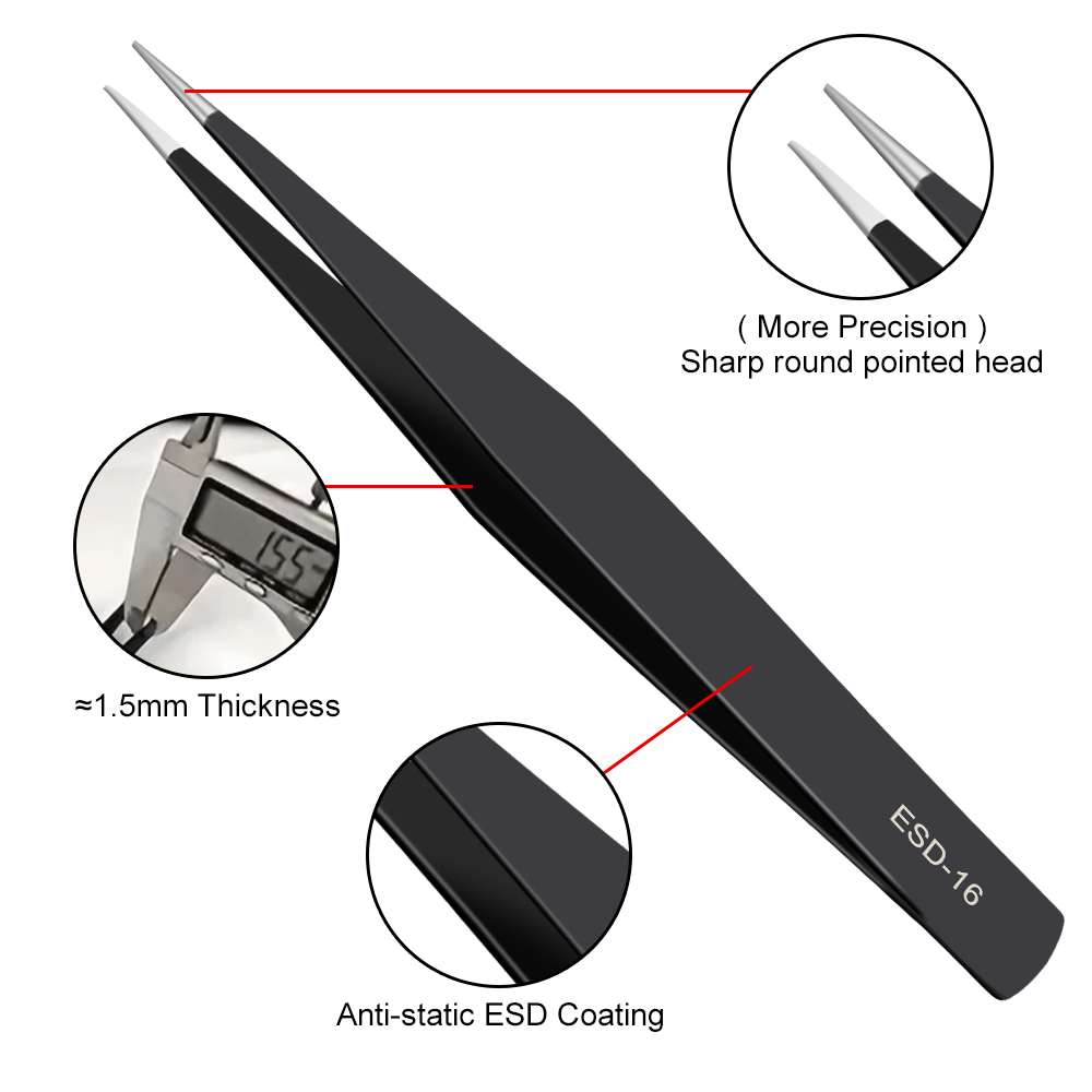 Precision Anti-Static 10Pcs/Se - Home Bar Supplies 评论和价格