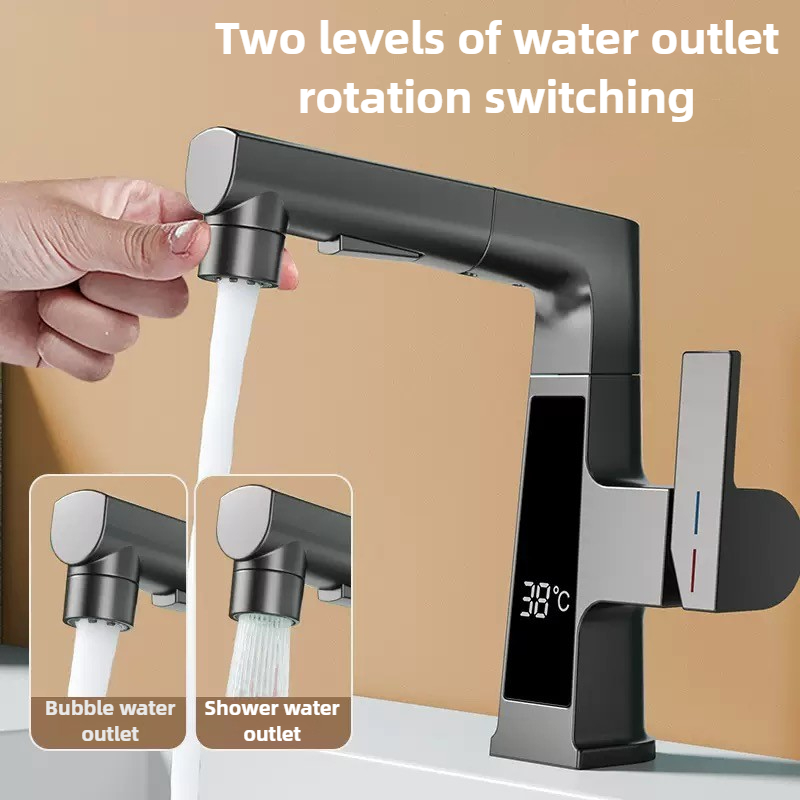 Digital Display Pulling Faucet - Home Bar Sink 评论和价格