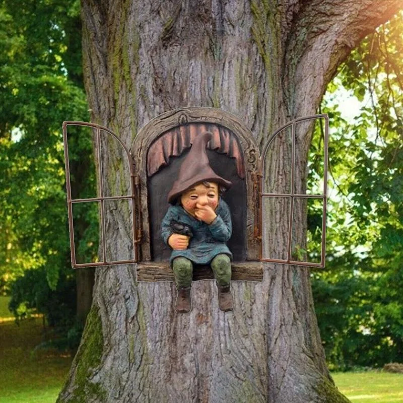 Naughty Garden Statue Elf Go O - Home Bargains 评论和价格