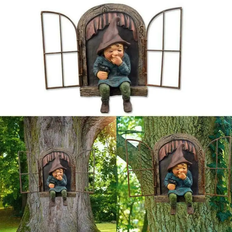 Naughty Garden Statue Elf Go O - Home Bargains 评论和价格