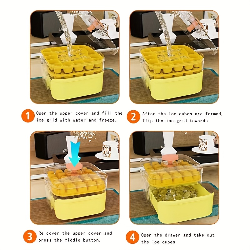 48 Cells Ice Cube Tray Easy Co - Home Bar And Fridge 评论和价格