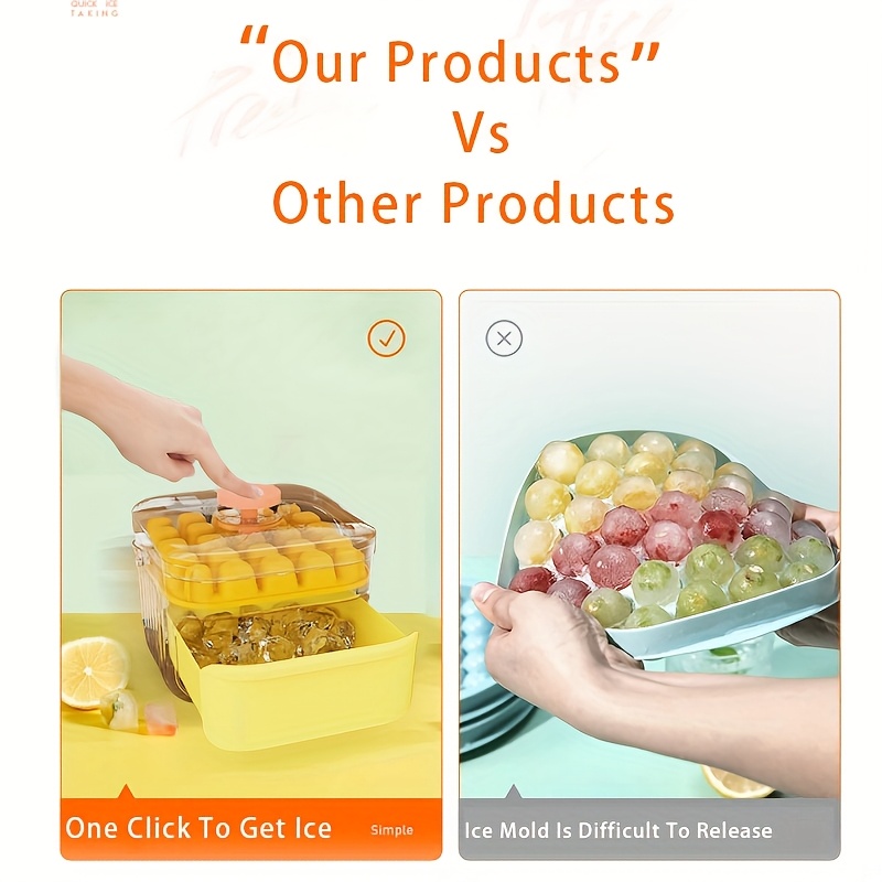48 Cells Ice Cube Tray Easy Co - Home Bar And Fridge 评论和价格