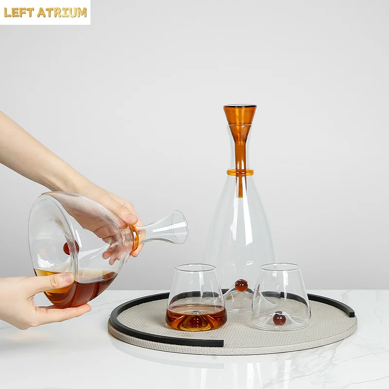 Modern Minimalist Glass Decant - Home Bar And Cabinet 评论和价格
