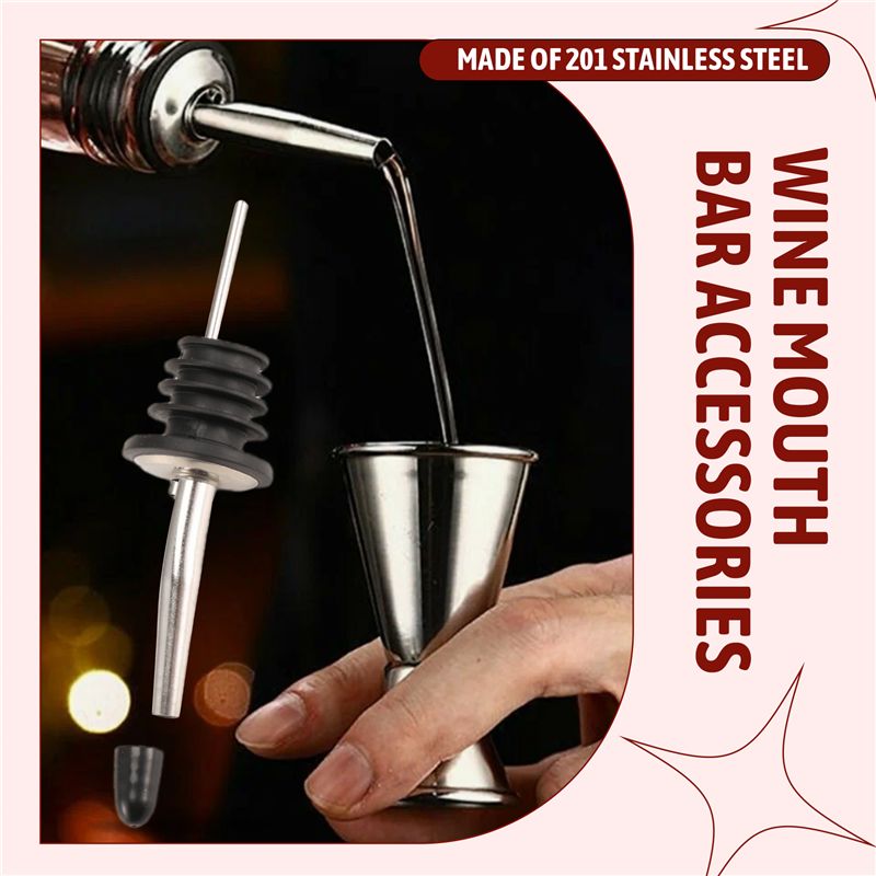 6Pcs Stainless Steel Pourers,S - Speed Pourer Cap 评论和价格