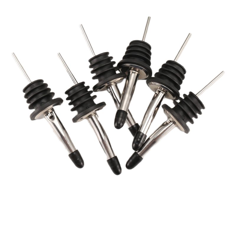 6Pcs Stainless Steel Pourers,S - Speed Pourer Cap 评论和价格