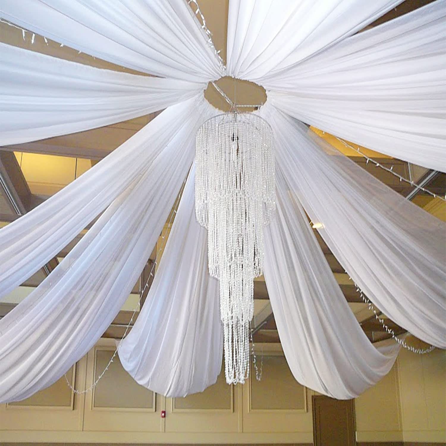 Wedding Arch Ceiling Drape Roo - Home Bargains 评论和价格