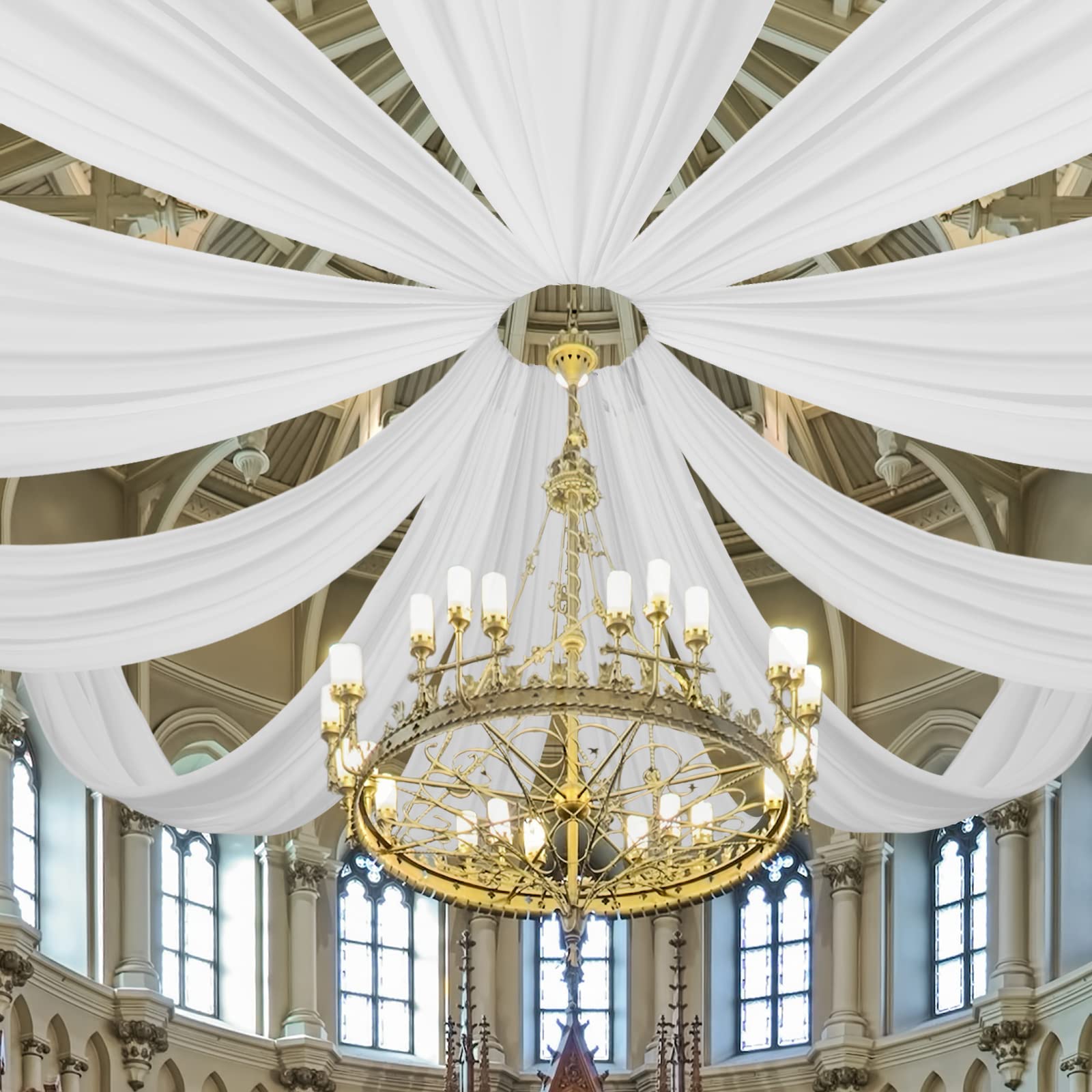Wedding Arch Ceiling Drape Roo - Home Bargains 评论和价格