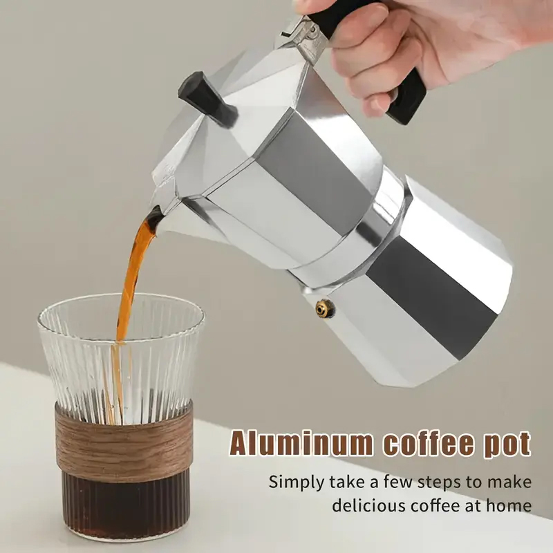 Classic Aluminum Moka Pot 50-3 - Home Barista 评论和价格