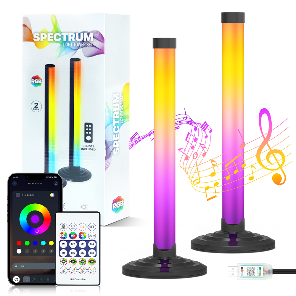 5V Smart LED Corner Floor Lamp - Home Bar And Theater 评论和价格