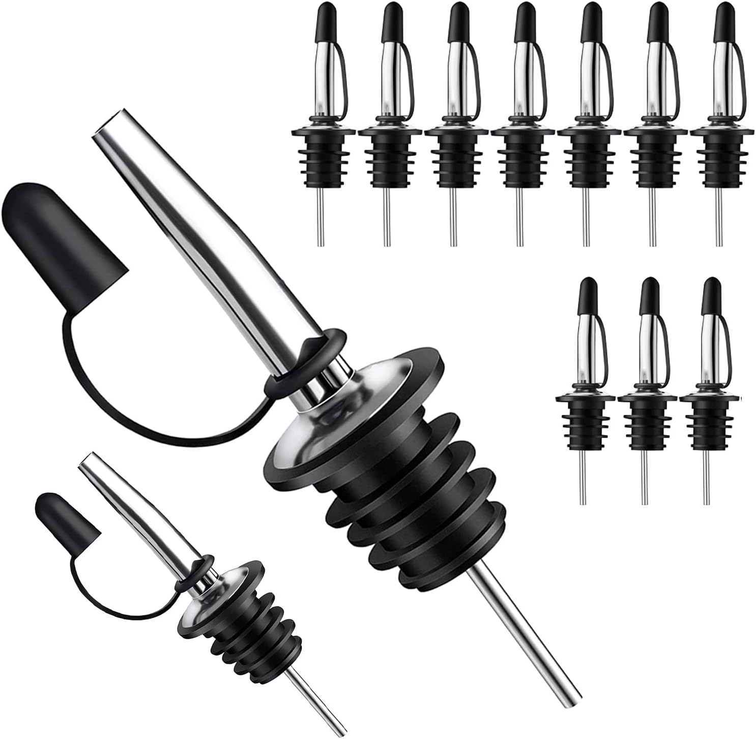 12 Pack Liquor Pour Spout With - Speed Pourer Cap 评论和价格