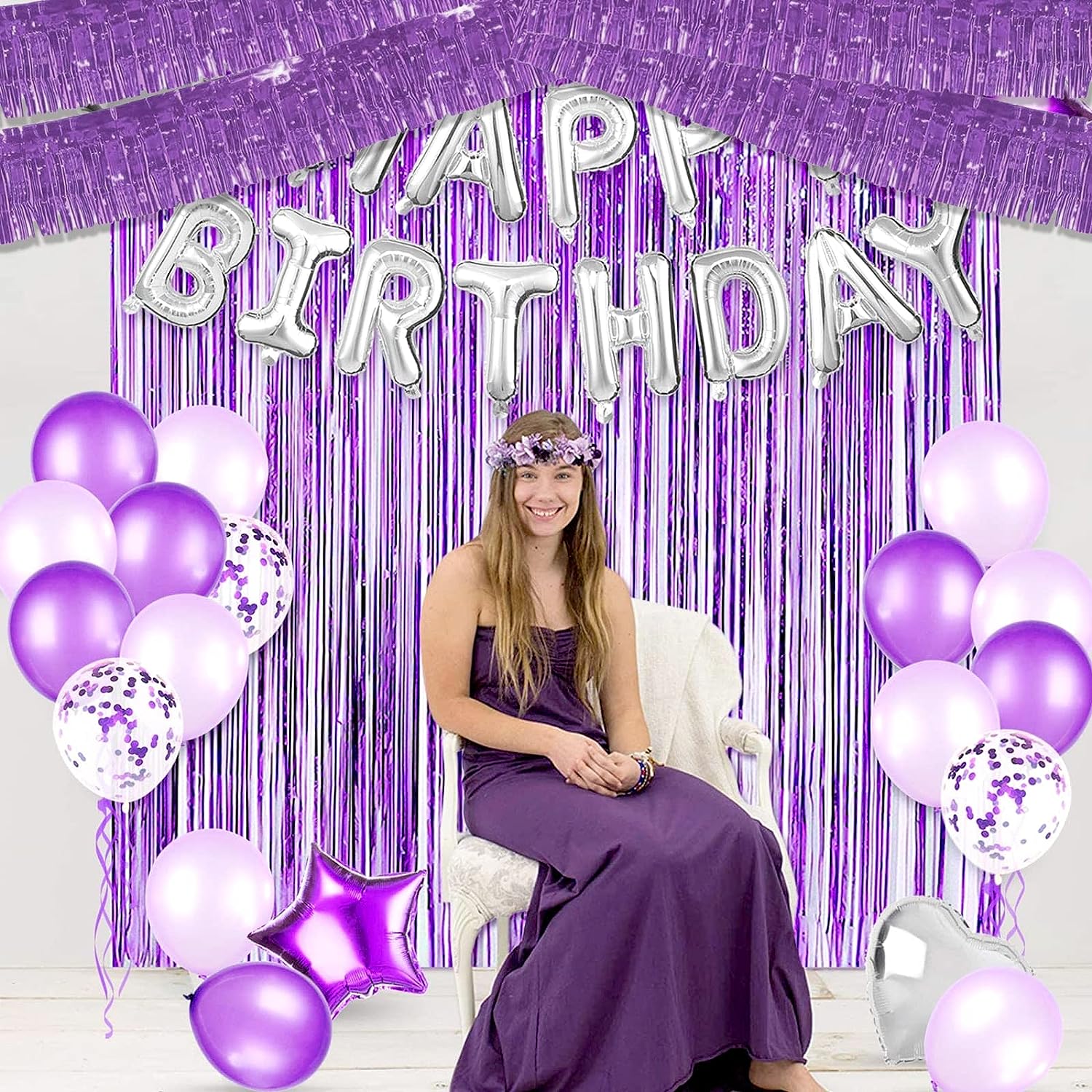 30x300CM Foil Fringe Garland S - Home Bargains 评论和价格